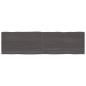 Preview: ARDEBO.de - Tischplatte 220x60x(2-6) cm Massivholz Behandelt Baumkante