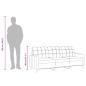 Preview: 3-Sitzer-Sofa Weinrot 180 cm Stoff