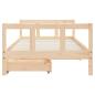 Preview: ARDEBO.de - Kinderbett mit Schubladen 90x190 cm Massivholz Kiefer 