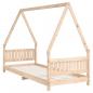 Preview: Kinderbett 80x200 cm Massivholz Kiefer