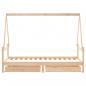 Preview: Kinderbett mit Schubladen 90x190 cm Massivholz Kiefer