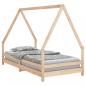 Preview: Kinderbett 90x190 cm Massivholz Kiefer