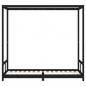 Preview: Kinderbett Schwarz 80x200 cm Massivholz Kiefer
