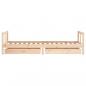 Preview: Kinderbett mit Schubladen 80x200 cm Massivholz Kiefer