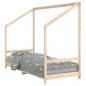 Preview: Kinderbett 80x200 cm Massivholz Kiefer