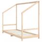 Preview: Kinderbett 80x200 cm Massivholz Kiefer