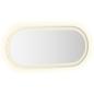 Preview: LED-Badspiegel 80x35 cm Oval