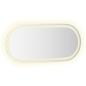 Preview: LED-Badspiegel 80x35 cm Oval
