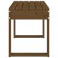 Preview: Gartenbank Honigbraun 80x38x45 cm Massivholz Kiefer