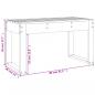 Preview: Gartenbank Weiß 80x38x45 cm Massivholz Kiefer