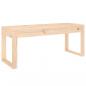 Preview: Gartenbank 110x38x45 cm Massivholz Kiefer