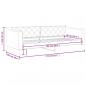 Preview: Tagesbett Hellgrau 90x190 cm Stoff