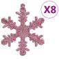 Preview: 111-tlg. Weihnachtskugel-Set Rosa Polystyrol