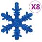 Preview: 111-tlg. Weihnachtskugel-Set Blau Polystyrol