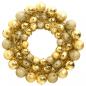 Preview: Weihnachtskranz Golden 45 cm Polystyrol