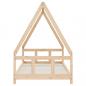 Preview: Kinderbett 90x190 cm Massivholz Kiefer