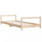 Preview: Kinderbett 80x200 cm Massivholz Kiefer