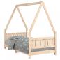 Preview: Kinderbett 80x160 cm Massivholz Kiefer