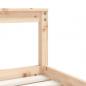 Preview: Kinderbett 70x140 cm Massivholz Kiefer