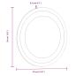 Preview: LED-Badspiegel 30 cm Rund