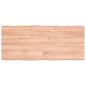 Preview: ARDEBO.de - Tischplatte 140x60x(2-6) cm Massivholz Behandelt Baumkante