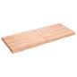 Preview: Tischplatte 140x60x(2-6) cm Massivholz Behandelt Baumkante