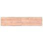 Preview: ARDEBO.de - Tischplatte 180x40x(2-4) cm Massivholz Behandelt Baumkante