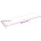 Preview: Tischplatte 180x40x(2-4) cm Massivholz Behandelt Baumkante