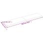 Preview: Tischplatte 180x40x(2-4) cm Massivholz Behandelt Baumkante
