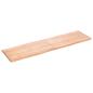 Preview: Tischplatte 180x50x(2-4) cm Massivholz Behandelt Baumkante