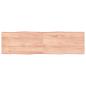 Preview: ARDEBO.de - Tischplatte 180x50x(2-6) cm Massivholz Behandelt Baumkante