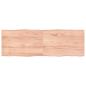 Preview: ARDEBO.de - Tischplatte 180x60x(2-6) cm Massivholz Behandelt Baumkante