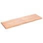 Preview: Tischplatte 180x60x(2-6) cm Massivholz Behandelt Baumkante