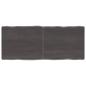 Preview: ARDEBO.de - Tischplatte 120x50x(2-6) cm Massivholz Behandelt Baumkante