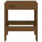 Preview: Gartenhocker 2 Stk. Honigbraun 40x36x45 cm Massivholz Kiefer