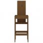Preview: Barhocker 2 Stk. Honigbraun 40x42x120 cm Massivholz Kiefer