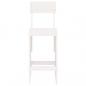 Preview: Barhocker 2 Stk. Weiß 40x48,5x115,5 cm Massivholz Kiefer