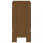 Preview: Barhocker 2 Stk. Honigbraun 40x36x75 cm Massivholz Kiefer