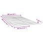 Preview: Lattenroste mit 48 Latten 2 Stk. 80x200 cm