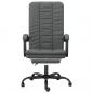 Preview: Bürostuhl mit Liegefunktion Dunkelgrau Stoff