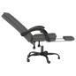 Preview: Bürostuhl mit Liegefunktion Dunkelgrau Stoff
