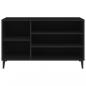 Preview: Schuhregal Schwarz 102x36x60 cm Holzwerkstoff