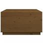 Preview: Couchtisch Honigbraun 80x80x45 cm Massivholz Kiefer