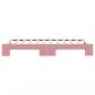Preview: Tagesbett Ausziehbar Rosa 80x200 cm Samt