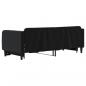 Preview: Tagesbett Ausziehbar Schwarz 80x200 cm Samt