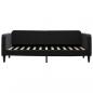 Preview: Tagesbett Ausziehbar Schwarz 80x200 cm Samt