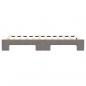 Preview: Tagesbett Ausziehbar Taupe 80x200 cm Stoff