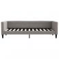 Preview: Tagesbett Ausziehbar mit Schubladen Taupe 80x200 cm Stoff