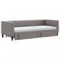 Preview: Tagesbett Ausziehbar mit Schubladen Taupe 80x200 cm Stoff