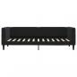 Preview: Tagesbett Ausziehbar Schwarz 80x200 cm Samt